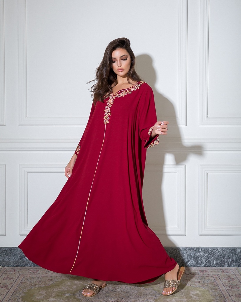 Maroon with Beige (HW 05)