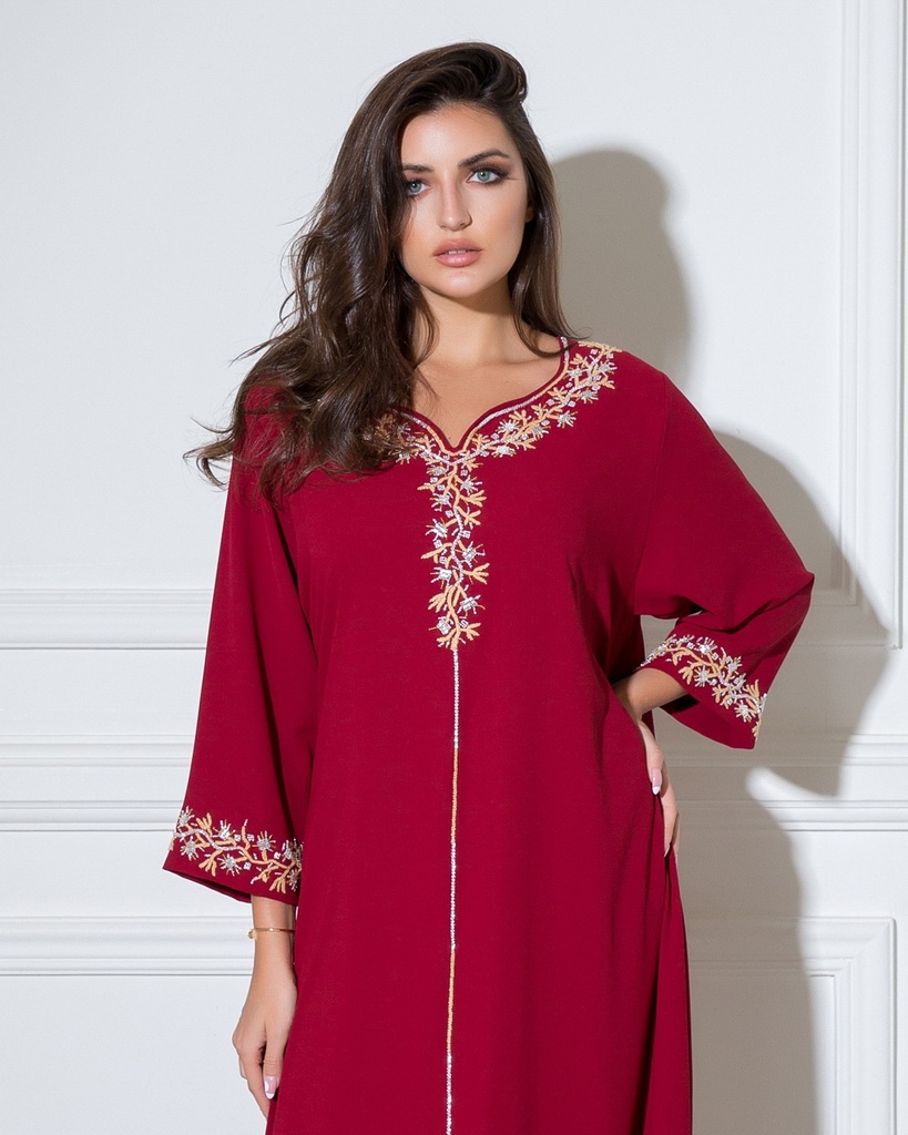 Maroon with Beige (HW 05)