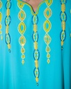 Aqua blue with Yellow (HW 07)