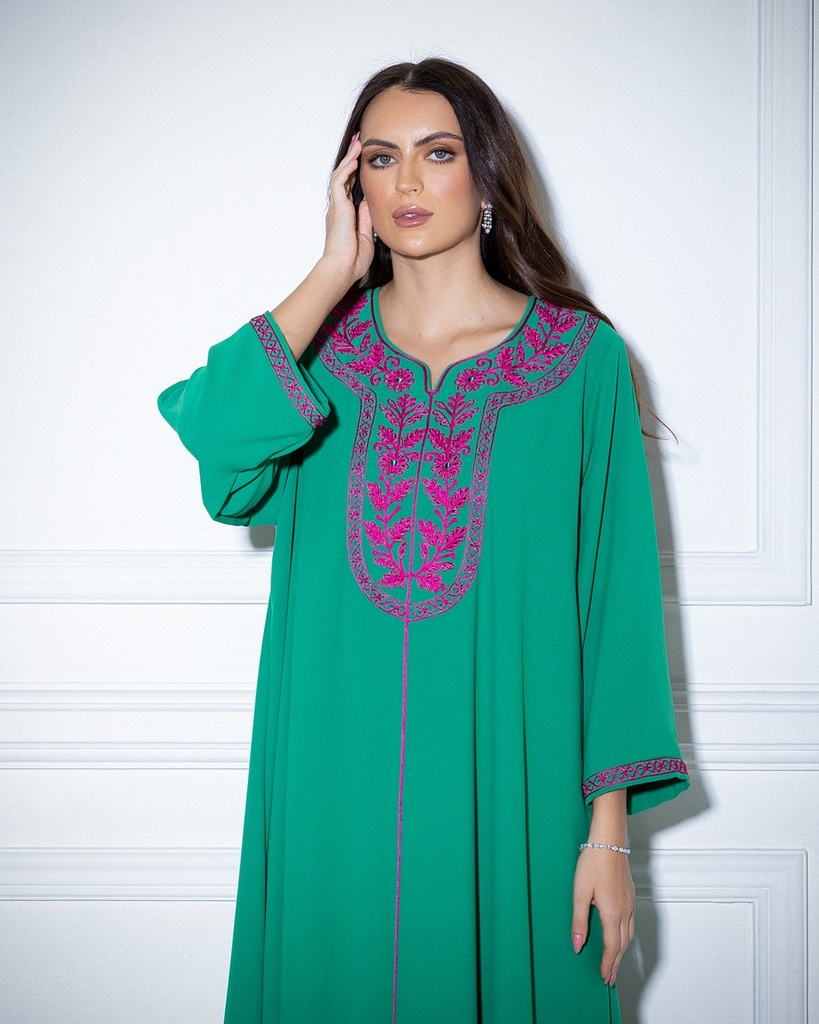 Green cording Purple (EMB 05)