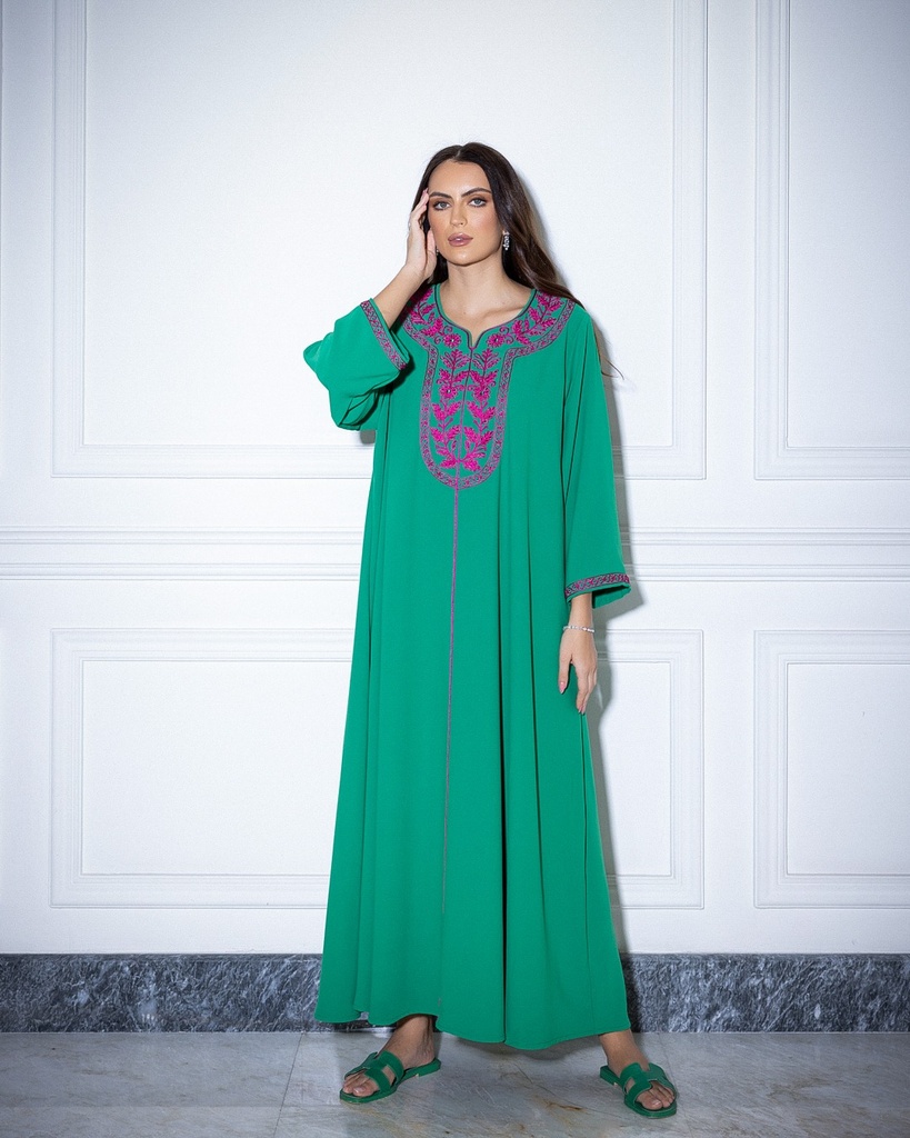 Green cording Purple (EMB 05)