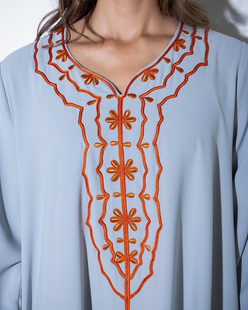Grey cording Orange (EMB 06)