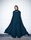 High Neck Abaya Emerald