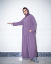 High Neck Abaya Lavender