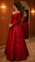 Red Embroidery Gown