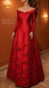 Red Embroidery Gown