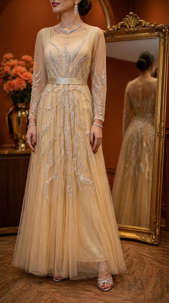 Sun Beige Gown