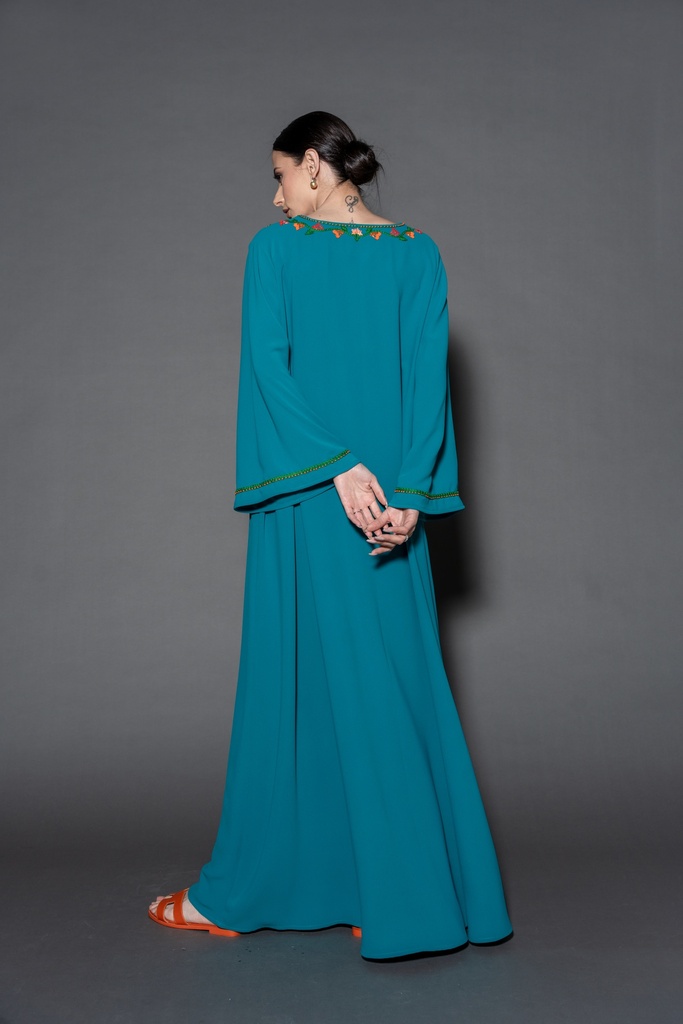 Green with Orange