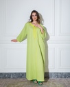 Pistachio linen cording (EMB 14)
