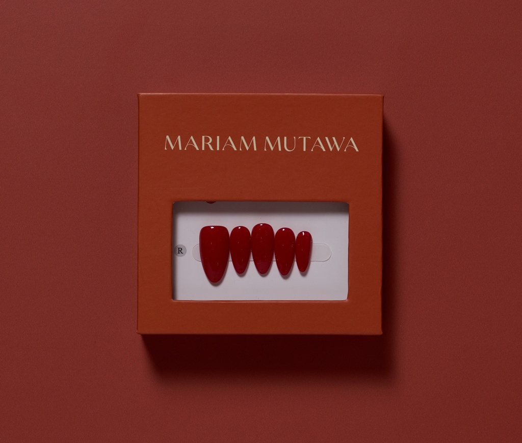 Nails Red (Almond shaped)