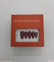 Nails Maroon ( almond shape )