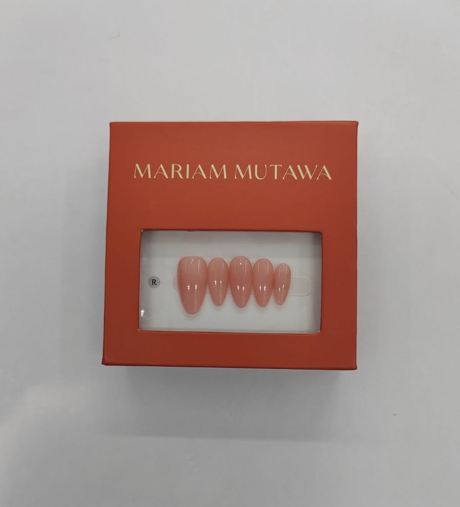Nails Peach ( almond shape )