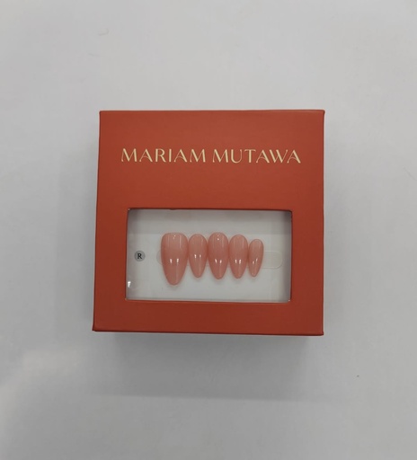 Nails Peach ( almond shape )